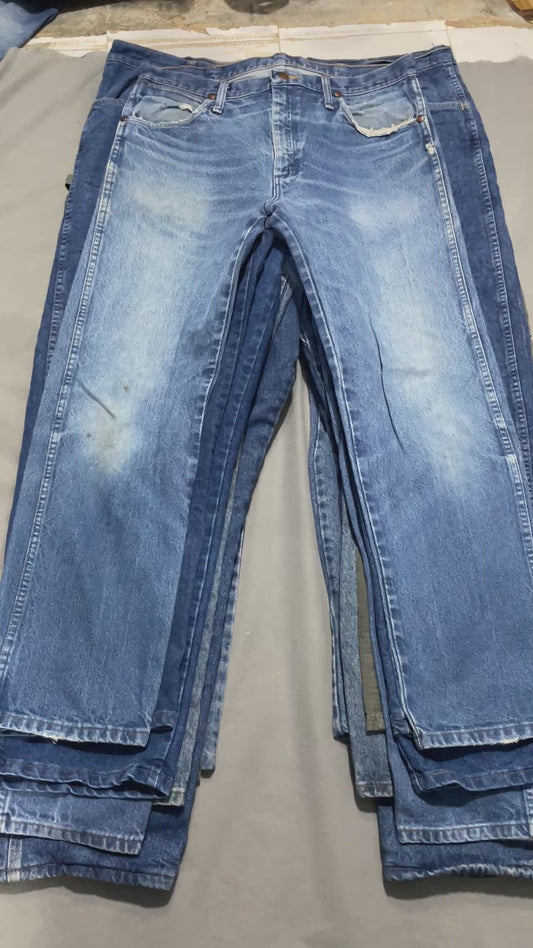 Wrangler Vintage Jeans Mix | 11 Pcs | Sizes 28-48 | Men's | A/B Grade