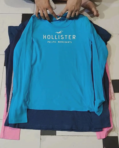 American Eagle, Abercrombie & Aeropostale – Mixed Brand Vintage Top T-Shirt for Women | 10 Pieces | XS–XL  | Grade A/B