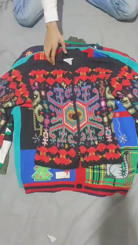 Vintage Christmas Sweater | 10, Pcs | Size S to XL | UniSex